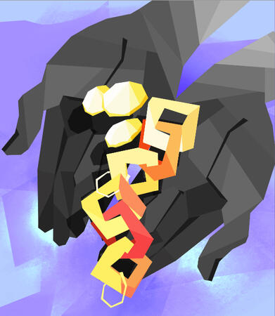 The design element for a board game